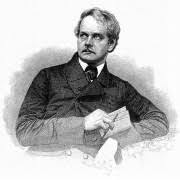 Mathias  Schleiden, ritratto, con in mano delle lettere e una penna a simboleggiare il libro che ha scritto
